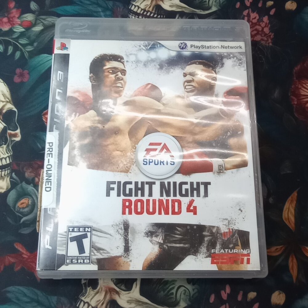 Fight Night Round 4 (PS3) EA Sports Boxing Game Muhammad Ali vs Tyson Complete